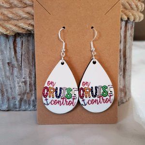 On Cruise Control Teardrop Earrings